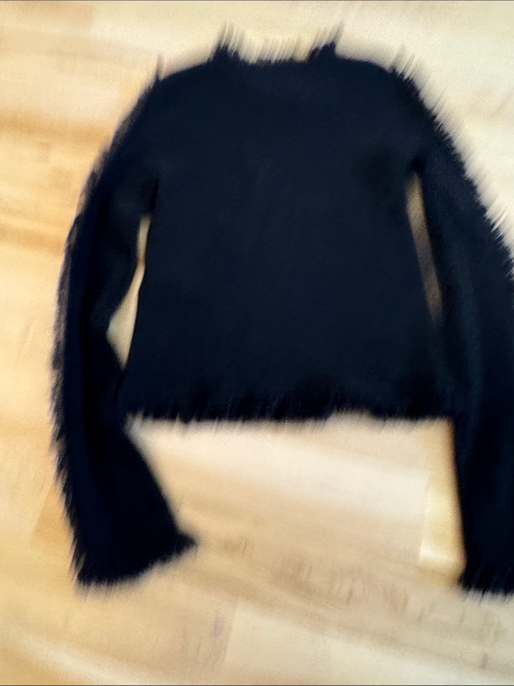 Lisa Yang Jae Fringed 100% Cashmere Top Sweater-Black-Classic-0 — image 8 of 8